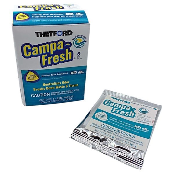 Thetford 96702 Campa-Fresh Ocean Breeze Dry Holding Tank Treatment, White T6H_96702 - main
